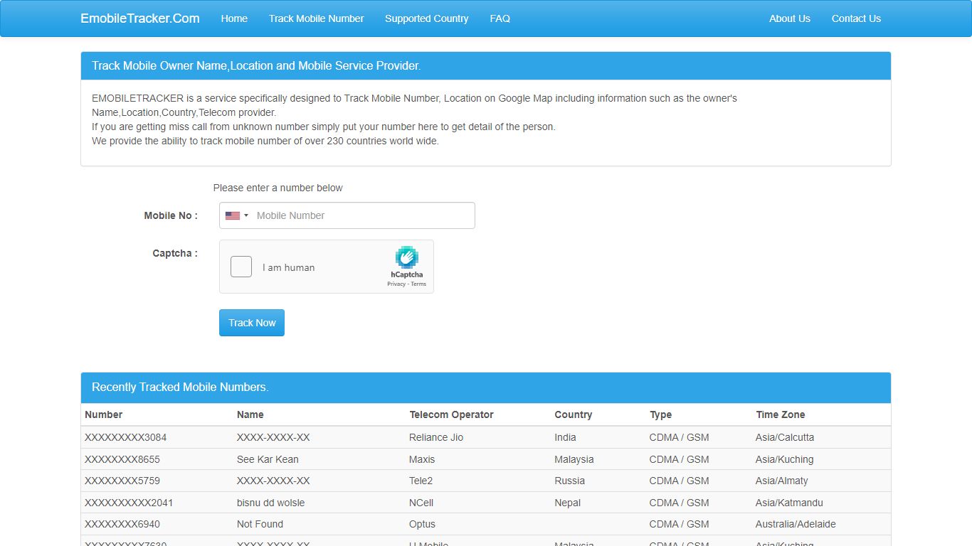 Mobile Number Tracker Find Owner Name and Location on Google Map.